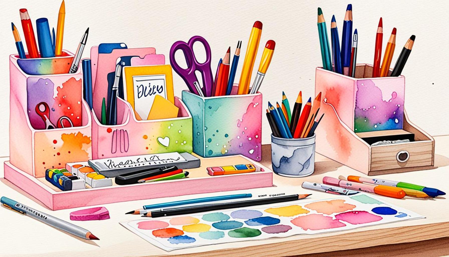 DIY Custom Desk Organizers Step-by-Step Guide to Personalize Workspaces